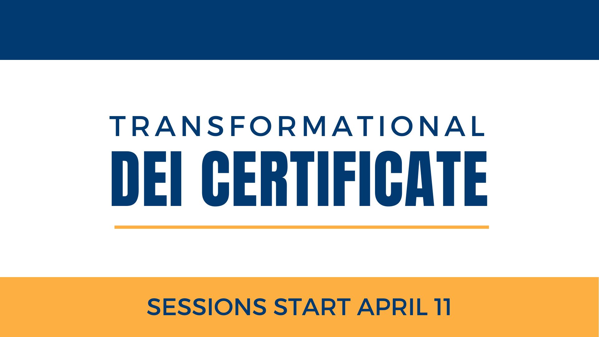 2024 Transformational DEI Certificate 