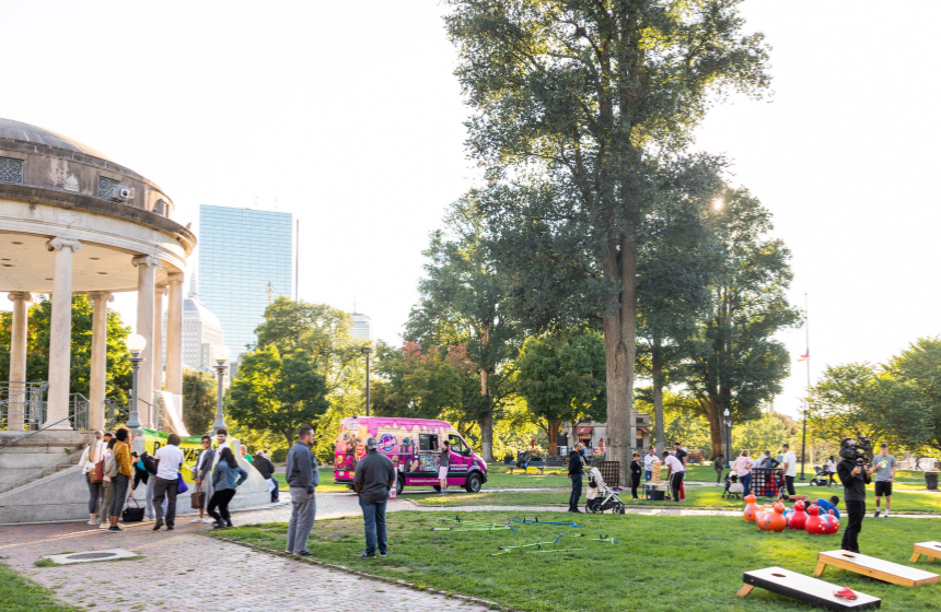 City Awake event in Boston Public Garden